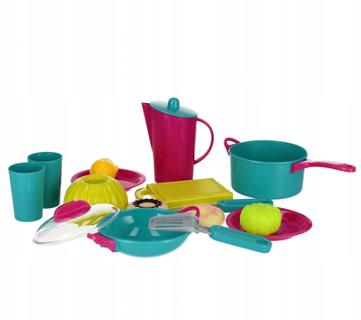 Set kuzhine lodër MEGA CREATIVE 571645, me aksesorë, shumëngjyrësh