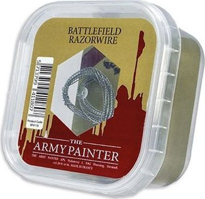 Aksesor modelimi Army Painter Battlefield Razorwire, 4 m, për miniatura