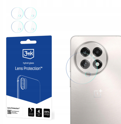 Mbrojtës lente 3mk Lens Protection për OnePlus 13R, xham hibrid, 0.16mm, transparent
