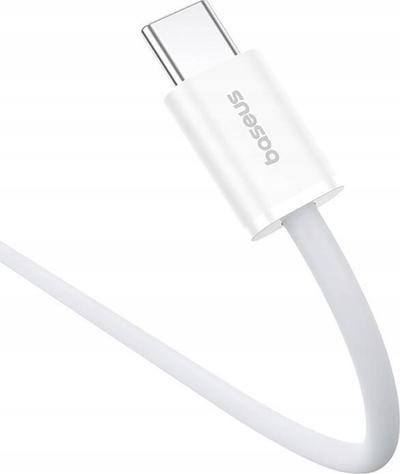 Kabllo karikues USB C në USB C Baseus Superior 2, 100W, 1m, e bardhë