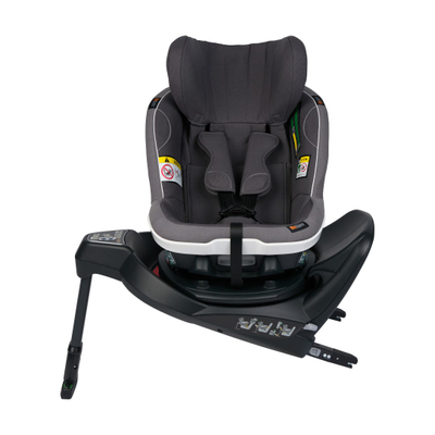 Ulëse për auto BeSafe iZi Turn B i-Size, rrotulluese 360°, ISOFIX, gri metalike