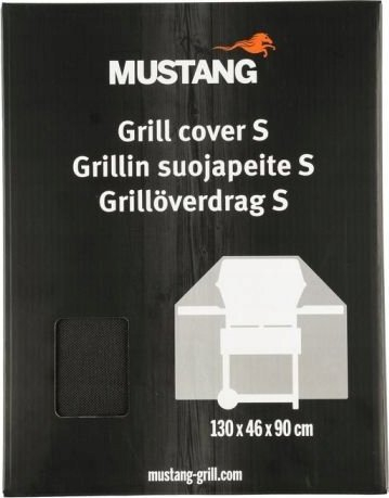 Mbulesë grili Mustang Grill Cover S, 130 x 46 x 90 cm, e zezë