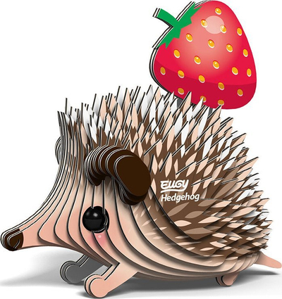 Model kartoni 3D Safari Ltd EUGY Hedgehog, lodër iriq, shumëngjyrësh