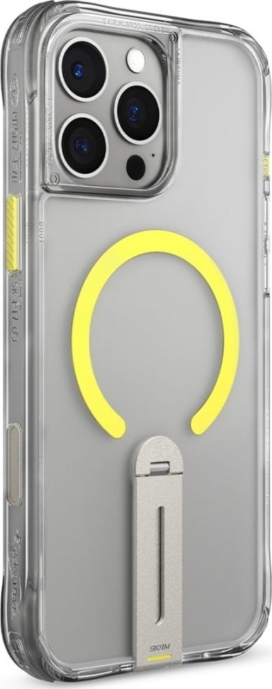 Këllëf telefoni Skinarma Helix për iPhone 16 Pro Max, me magnet MagSafe, transparent