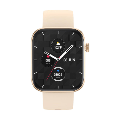 Smartwatch Colmi P71, ekran 1.9", IP68, gold rozë