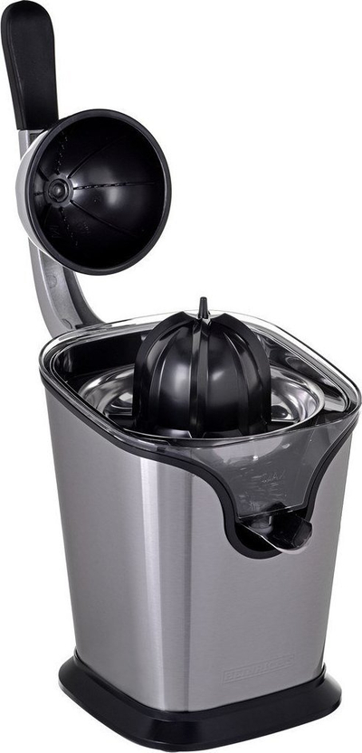 Shtrydhëse agrumesh elektrike Heinrich's HZP 8692, 100W, trup çelik inox, ngjyrë argjendi