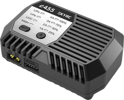 Karikues baterish RC SKYRC E455, AC 4A, LiIon LiPo NiMH, i zi