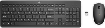 Set tastierë dhe maus wireless HP 235, USB, i zi