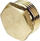 Бронзен чеп SOL-ARM Brass Plug 1\", за водовод и греење, бронзена боја