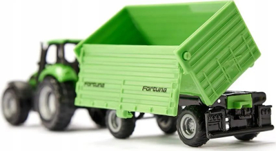 Lodër traktor Siku Deutz-Fahr me rimorkio Fortuna 2 boshte