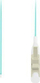 Pigtail fibër optike Lanberg MM LC UPC OM3 50/125, 2m, aqua