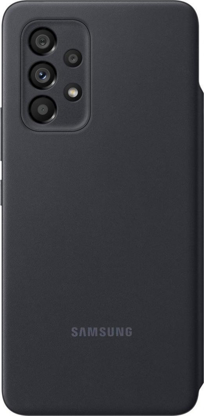 Mbrojtëse telefoni Samsung S View Wallet Cover për Samsung Galaxy A53 5G, e zezë