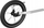 Set për vrapim Thule Chariot Single Jogging Kit 2, rrotë 16", alumin, i zi