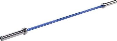 Shufër olimpike HMS GA68 Straight Bar, 8kg, 50mm, blu