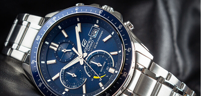 Orë dore për meshkuj Casio Edifice Premium Solar EFS-S510D-2AVUEF, e argjendtë