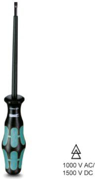 Право шрафцигер Phoenix Contact SZS 1.0x5.5 VDE, сечило 5.5 mm, должина 125 mm, црн
