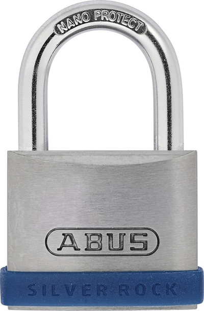 Dry Abus Silver Rock 5 40, metalik, me çelës, ngjyrë argjendi