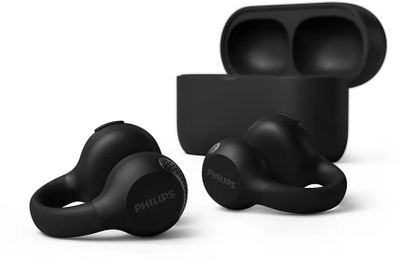 Kufje wireless Philips Taq2000, true wireless, multipoint, të zeza
