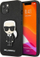Mbulesë telefoni Karl Lagerfeld KLHCP13SOKPK, për iPhone 13 mini 5.4", hardcase Saffiano, e zezë
