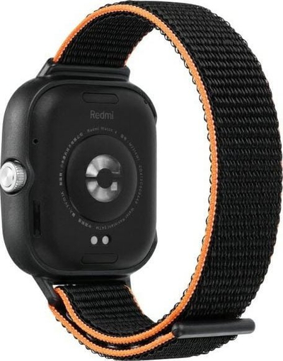 Ремен за рака Beline за Redmi Watch 4, 22mm, силикон, црно портокалов