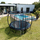 Trampolinë Cornilleau Spring Trampoline 312141, diametër 426 cm, mban deri 140 kg, jeshile
