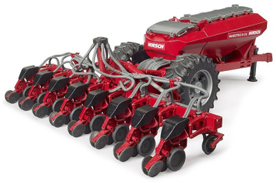 Земјоделска играчка Bruder Horsch Maestro 8CX, размер 1:16, сеалка, црвена