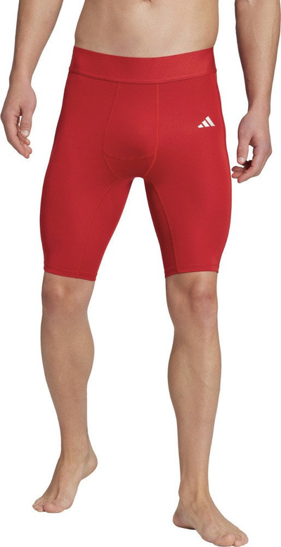 Shorc sportiv adidas TechFit M JP1464, kompresion, Aeroready, i kuq