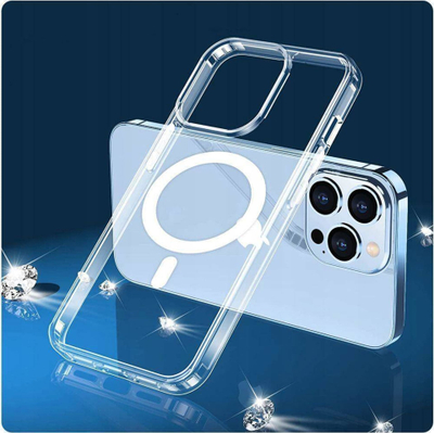 Mbulesë telefoni Tech-Protect Flexair Hybrid MagSafe për Galaxy S22, transparente