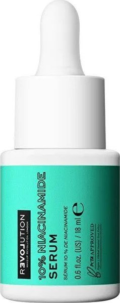 Serum fytyre Revolution Relove Niacinamide 10%, për lëkurë me yndyrë, 18 ml, i tejdukshëm
