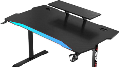Tavolinë Ultradesk Atomic, 139x74 cm, e zezë