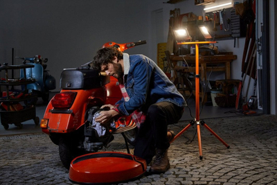 Prozhektor pune LED LEDVANCE Worklight S-Stand, 50W, IP65, gri