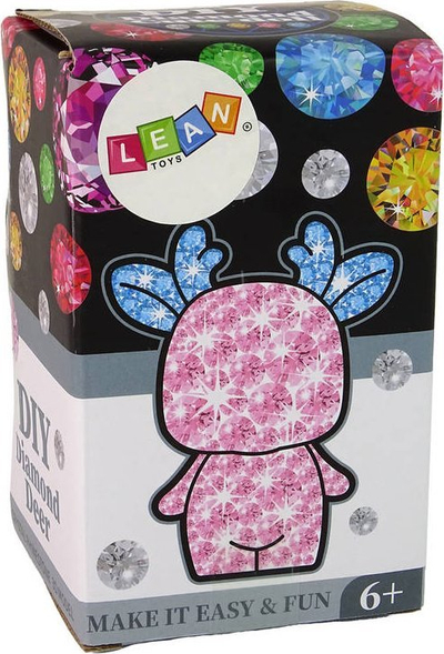 Set kreativ Leantoys Creative Reindeer, bëje vetë, blu