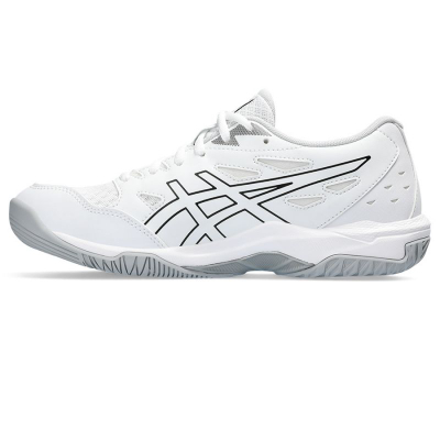 Atlete për në sallë ASICS GEL-ROCKET 11, GEL, mushama e sipërme e ajrosme, bardhë me të zezë