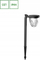 Dritë kopshti me diell Spectrum Solara Brilo 3‑në‑1, LED 1W, 100lm, 3000–6000K, IP44, e zezë