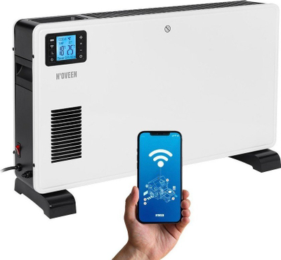 Ngrohës konvektor Noveen CH9099 XXL, 2300W, WiFi Smart Tuya, i bardhë