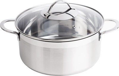 Set tenxherësh inoksi Berretti Breva BR 6385, 4 copa, i përshtatshëm për induksion