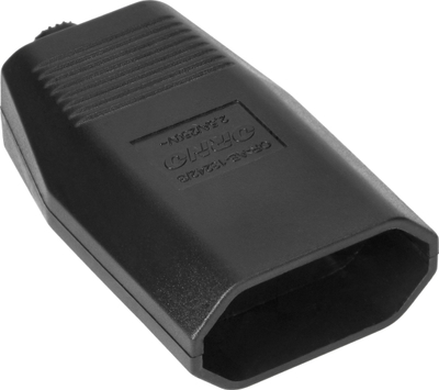 Prizë femërore për kabllo Orno OR-AE-13242, 2.5A 250V, 2-polëshe, e zezë, 50 copë