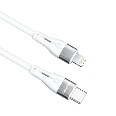 Kabllo karikimi Wozinsky WSTCL2 USB-C me Lightning, 27W PD, 2m, e bardhë