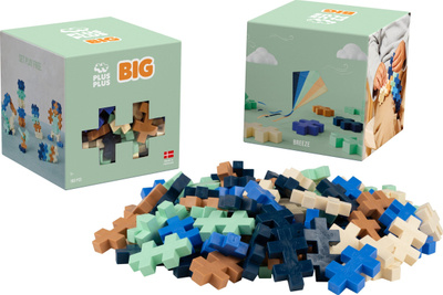 Lodër ndërtime PLUS PLUS Building Blocks, 100 pjesë, blloqe të mëdha me ngjyra