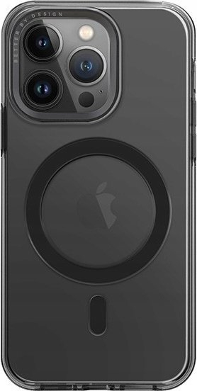 Kllëf telefoni Uniq Calio për iPhone 15 Pro 6.1", me MagSafe, gri e errët