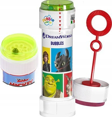 Lojë me flluska sapuni DreamWorks, 60 ml, me labirint, shumëngjyrëshe