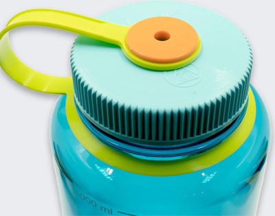 Shishe uji Nalgene Wide Mouth, 1000 ml, e kaltër