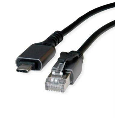 Адаптер USB C во Gigabit Ethernet VALUE, USB 3.2 Gen 2, 2 m, црн