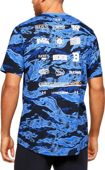 Maicë për meshkuj Under Armor Baseline Verbiage Tee(1351295-486), S, e kaltër