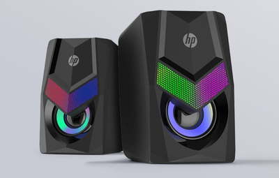 Мултимедијални звучници HP DHE-6000, систем 2.0, црни