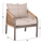 Set kopshti lounge 4-copë Maerly (HM6056.04), bezhë