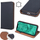 Këllëf telefoni Forcell Smart Pro për iPhone 16 Pro, lëkurë, funksion stand, i zi