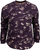 Bluzë sportive Puma Alpha AOP Crew FL Jr, për fëmijë, me printe, vjollcë