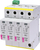 Mbrojtës nga mbingarkesat Eti-Polam ETITEC C T2 275/20 4+0 RC, 275V, për rrjet TNS