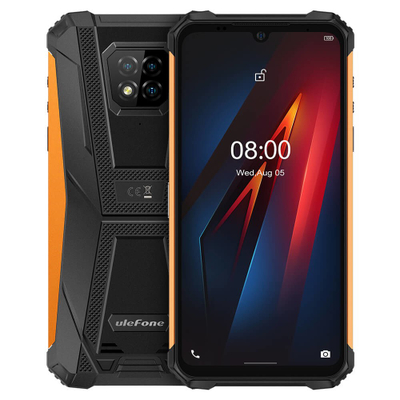 Телефон Ulefone Armor 8, 6.1\", 4GB 64GB, портокалов